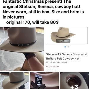 Brand new Stetson, cowboy hat